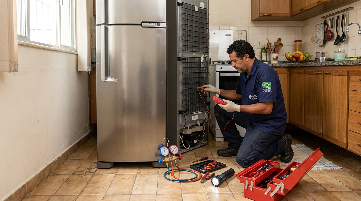 Manutenção na refrigeração em Natal-RN